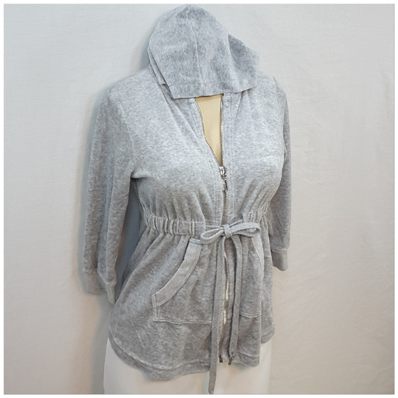 Juicy Couture Tops - JUICY COUTURE, Fleece Hoodie, size Medium